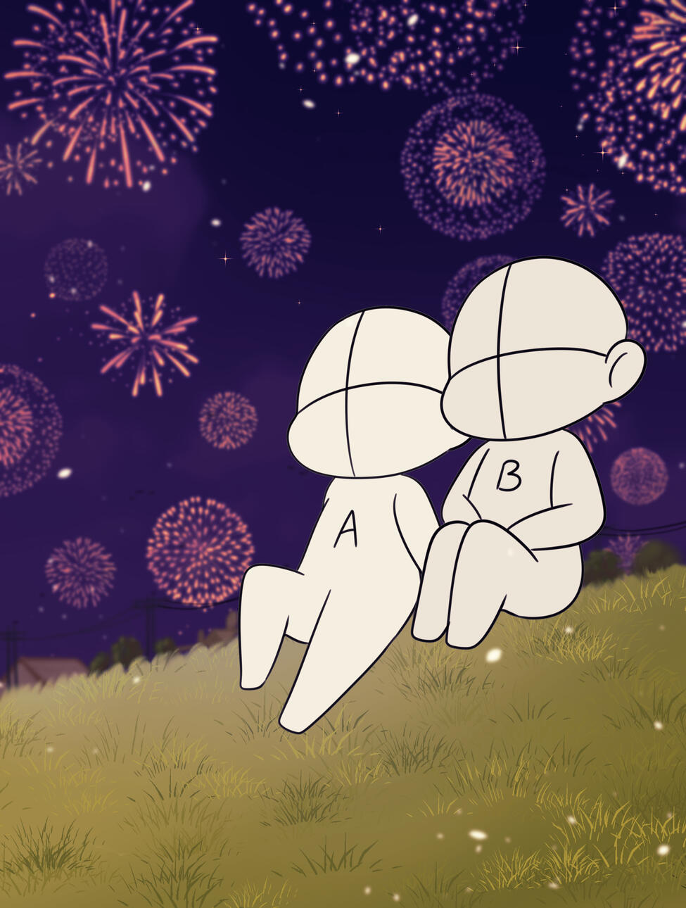 Chibi Firework ( $15 for singel, $25 for couple )